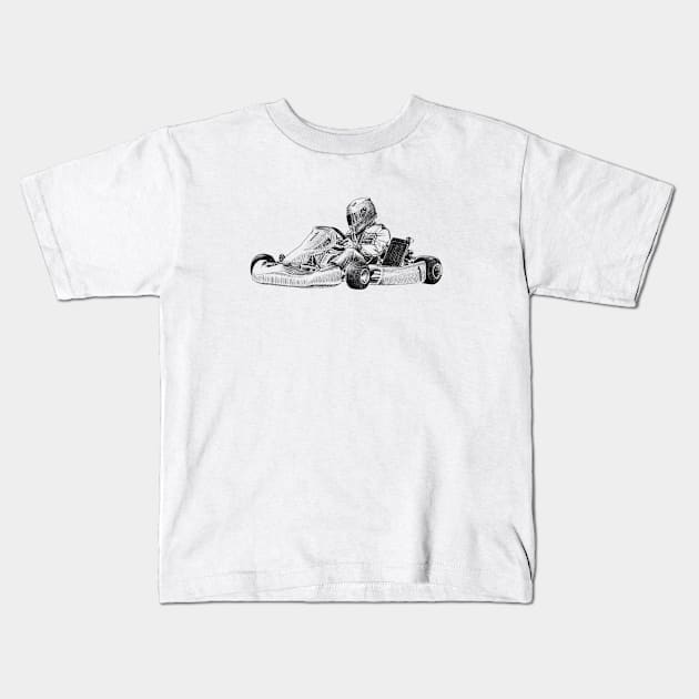 Karting Kids T-Shirt by sibosssr